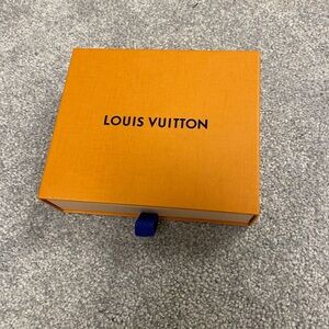 Louis Vuitton Orange Box with Blue Ribbon